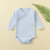 Ribbed Wrap Bodysuit