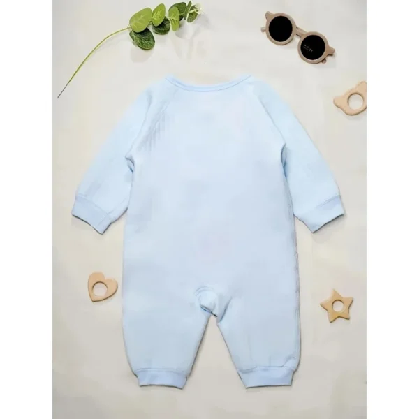Bear Cotton Jumpsuit with Hat