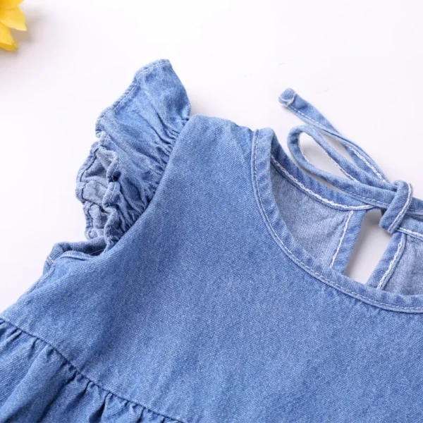 Denim Ruffle Sunsuit