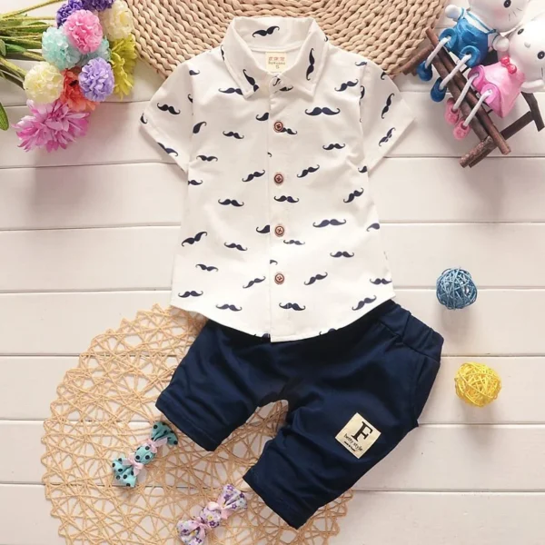 Printed Shirt & Shorts Set