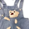 Relaxed Denim Overalls
