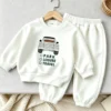 Car Graphic Sweatshirt Set