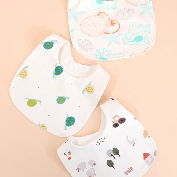 Muslin 360° Bandana Bibs (3 Pack)