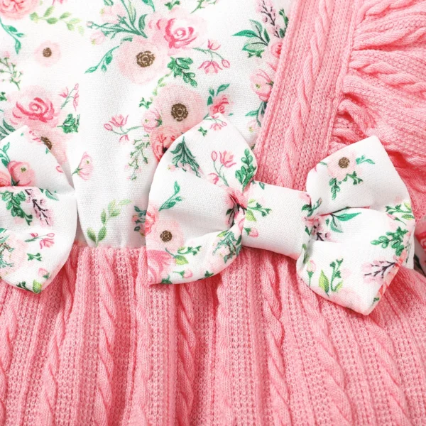 Floral Bow Romper & Headband