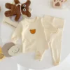 Bear Print Cotton Pyjama Set