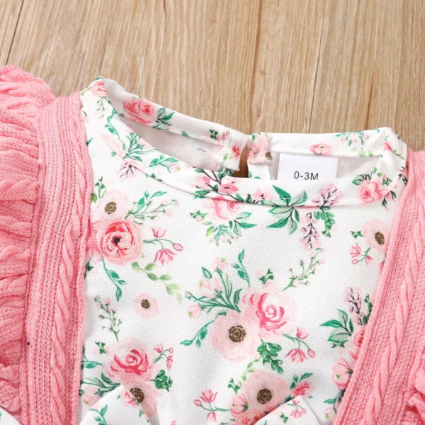 Floral Bow Romper & Headband
