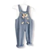 Relaxed Denim Overalls