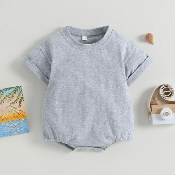Oversized Tee Bubble Romper