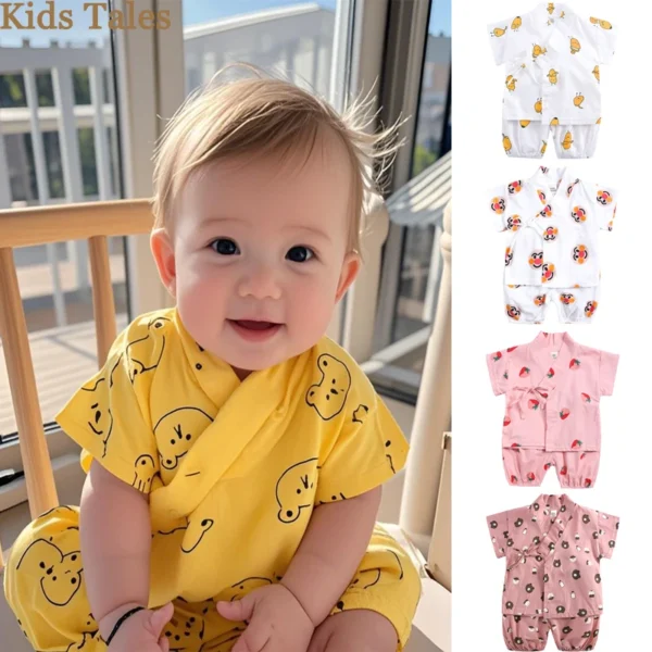Kimono Top & Shorts Pyjamas