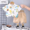 Sd6416587bdf74b879af7a162e3a75995I.webp Dinosaur Tee & Shorts Set