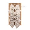 Printed Hair Bow Clips (4 Pack)