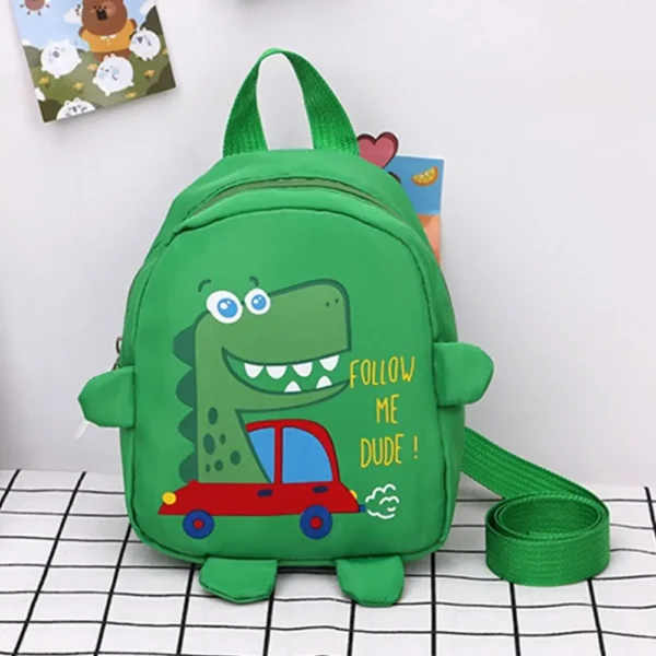 Dino Backpack with Safety Strap