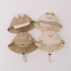 Bear Ear Sun Hat with Neck Flap