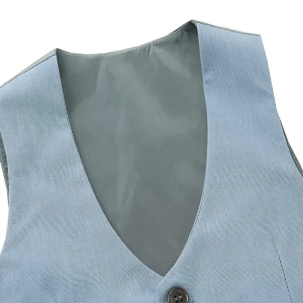 Striped Vest Formal Set