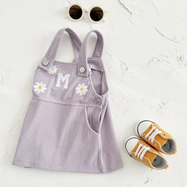 Daisy Corduroy Pinafore Dress