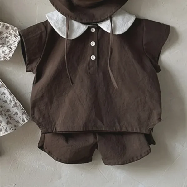 Cotton Shirt & Shorts Lounge Set