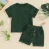 Linen Pocket Tee & Shorts
