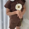 Cotton Shirt & Shorts Lounge Set