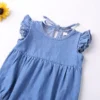Denim Ruffle Sunsuit