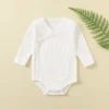 Ribbed Wrap Bodysuit