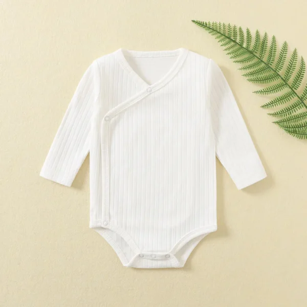 Ribbed Wrap Bodysuit